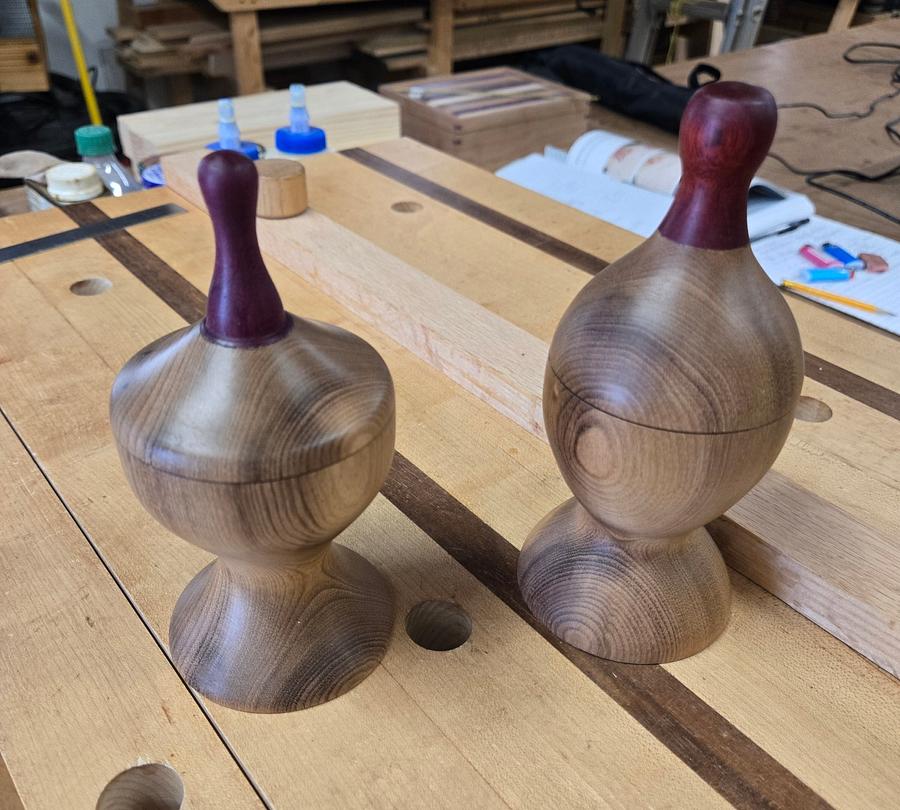 Small Lidded Turnings
