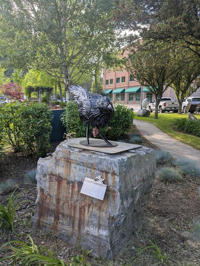 New sculpture and road trip to deliver/pick up sculptures from a couple of cities. 