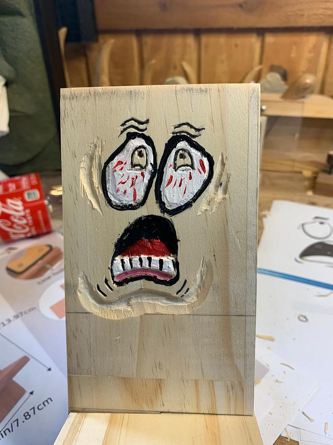 Phone Stand made from petrified wood