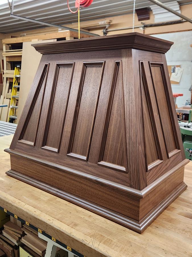 Walnut Range Hood