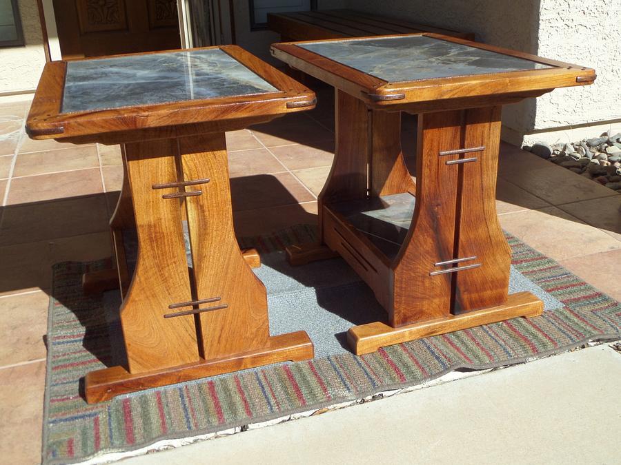 Mesquite End Tables w/ G&G details