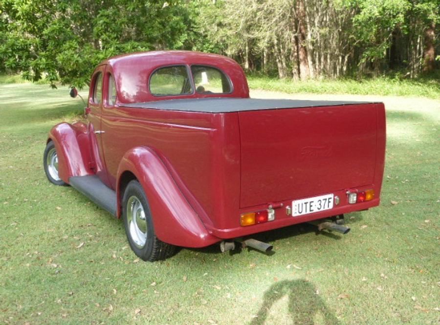 1937 Aussie Ford Ute Replica Model in timber “scratch built”  - A gift for an old friend!