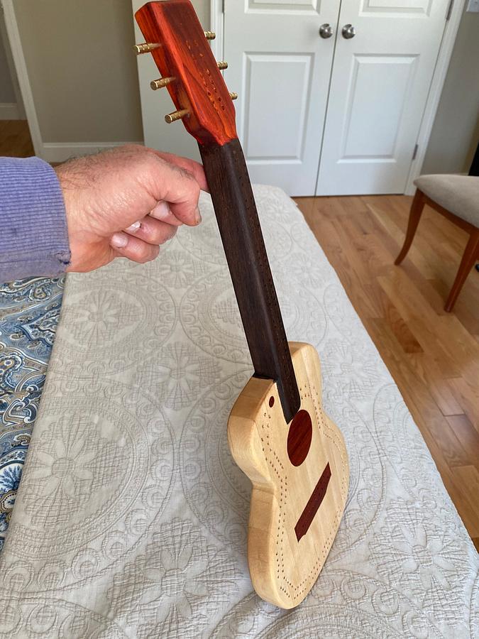 Guitar Cribbage Board