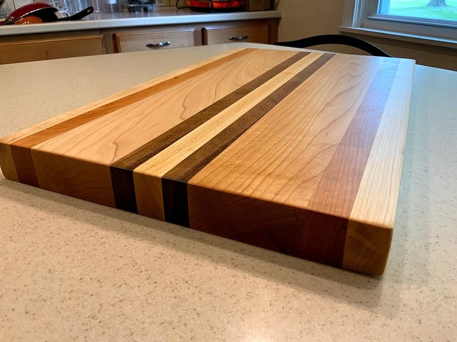 Maple and Walnut cutting board. 