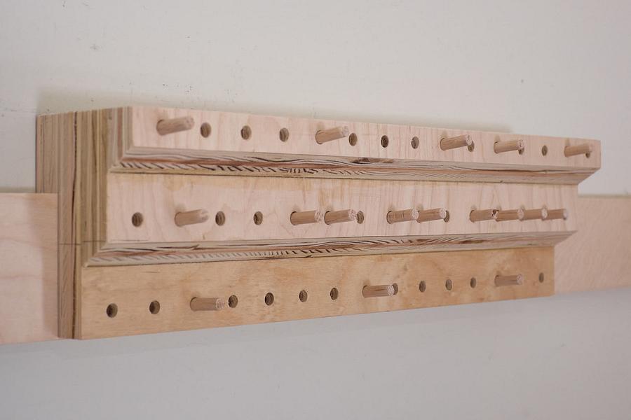 French Cleat Peg Rack