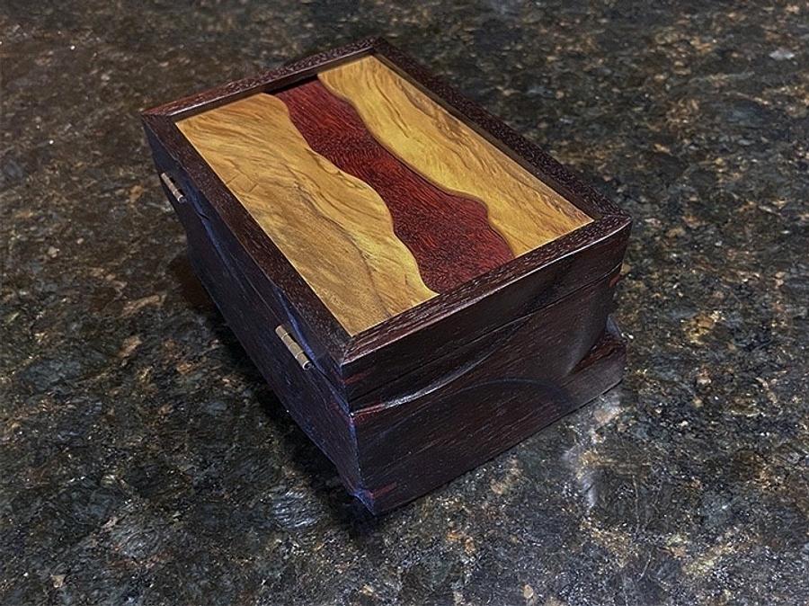 Carved River Box