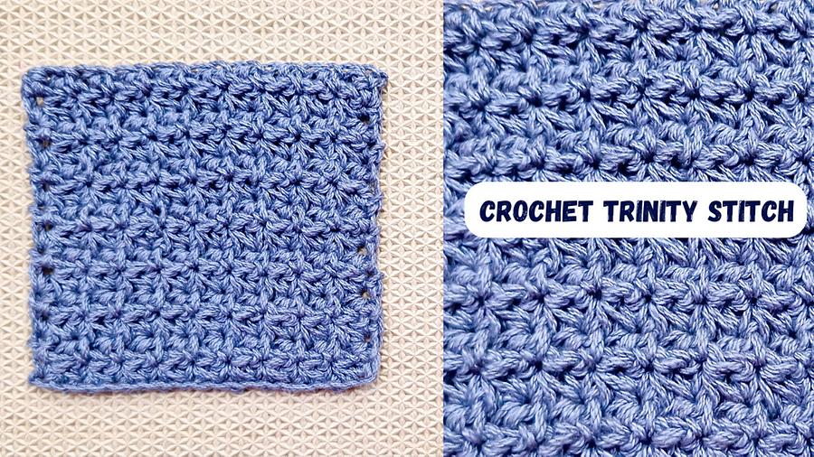 Crochet Trinity Stitch Tutorial
