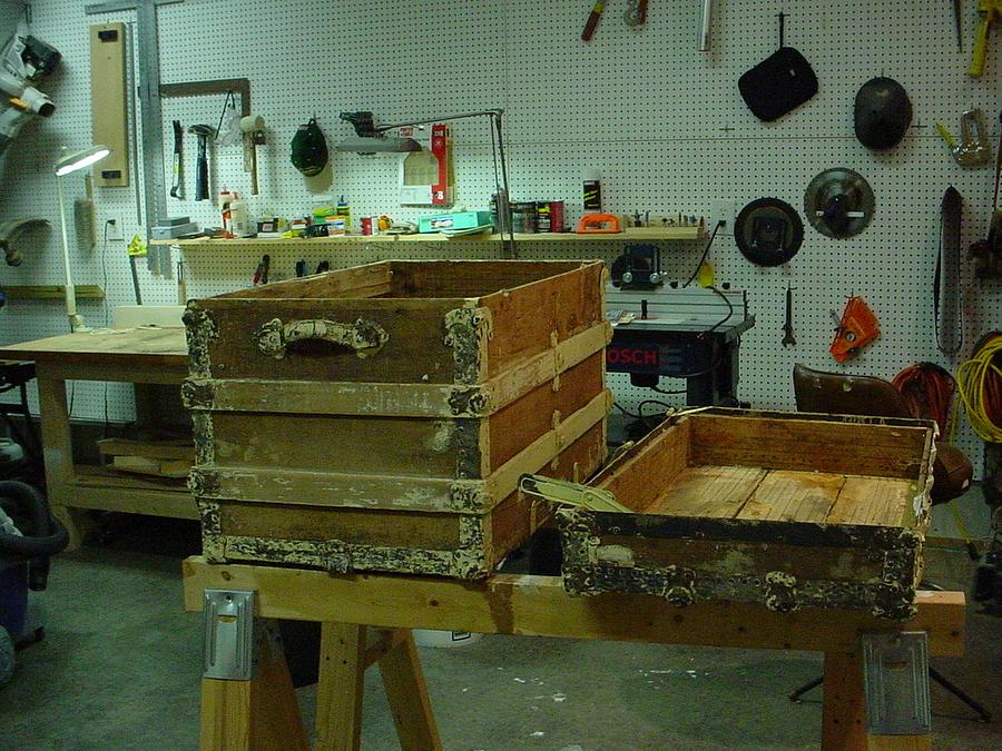 100 Year Old steamer trunk