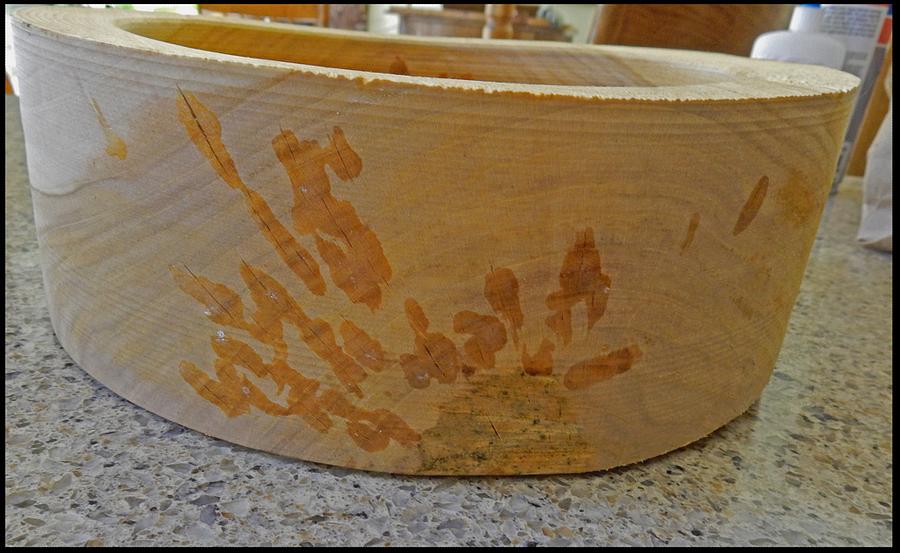 Microwave wet wood for turning