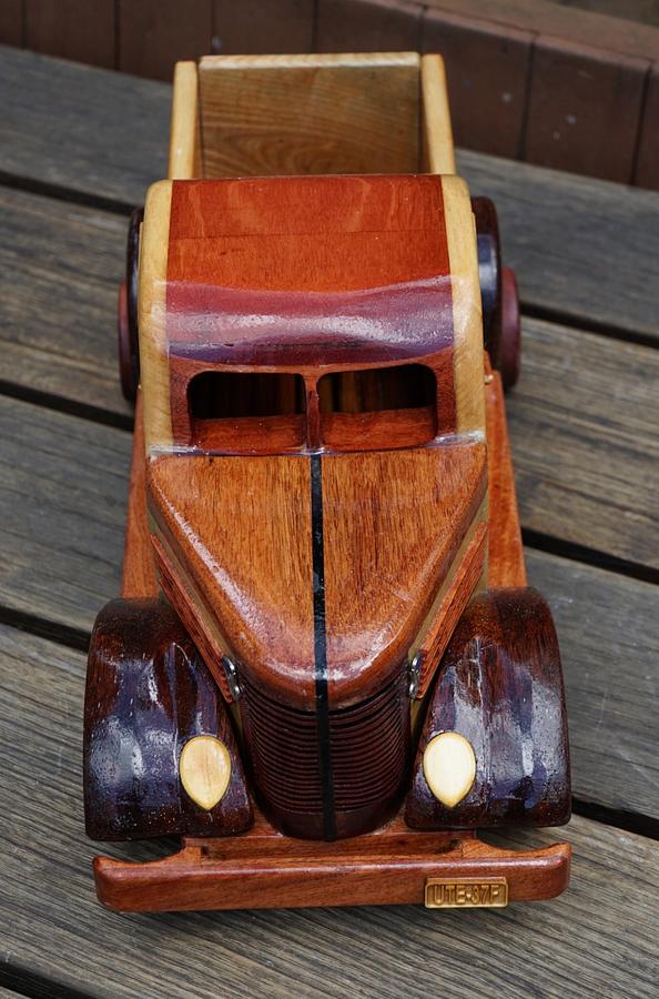 1937 Aussie Ford Ute Replica Model in timber “scratch built” - A gift for an old friend!  Finished!