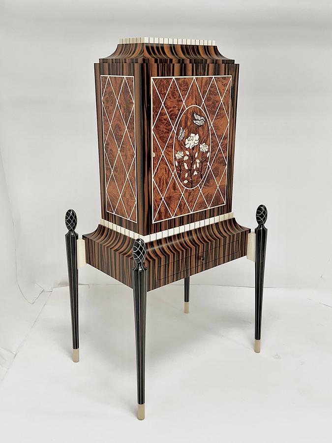 Art Deco Style Jewelry Cabinet 