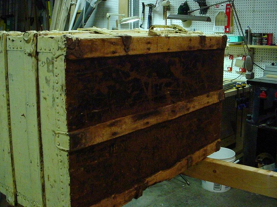 100 Year Old steamer trunk