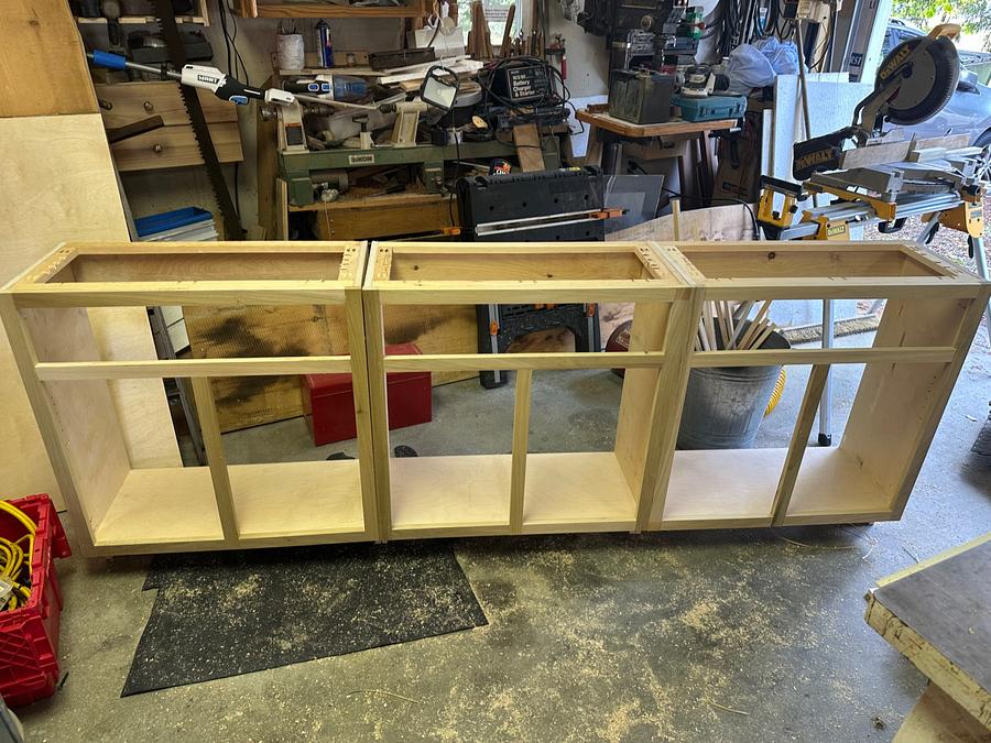 Built in book case