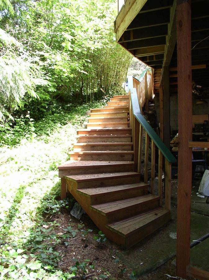 Winding Stairs Over Original Rock Stairs