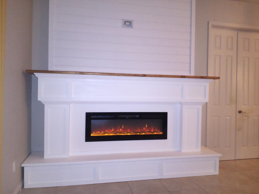 Faux Electric Fireplace Unit