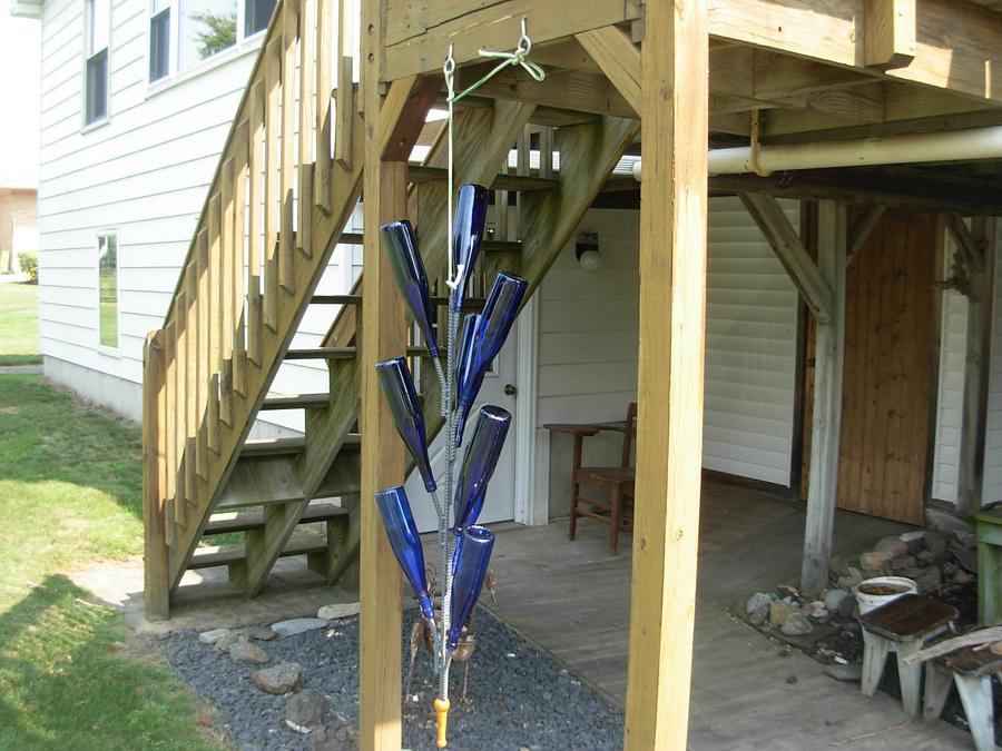 Hanging Bottle Tree