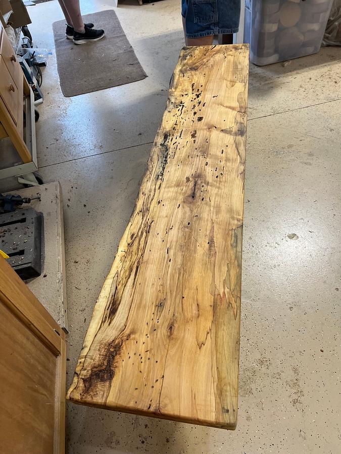 Live edge dining table #4