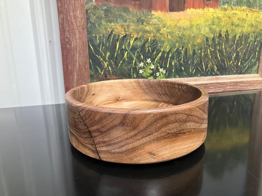 Black walnut bowl