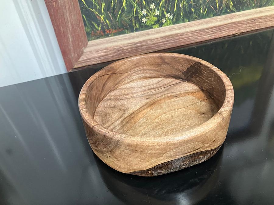 Black walnut bowl