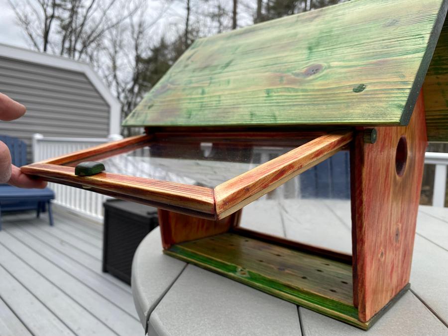 Mealworm Bird Feeder in Pine