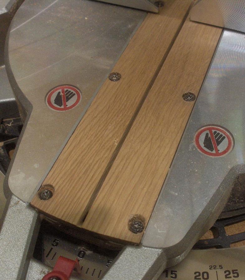 Zero Clearance Insert for Dewalt Compound Miter Saw