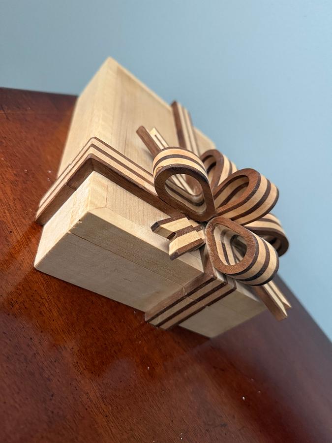 Keepsake Ribbon Box. 