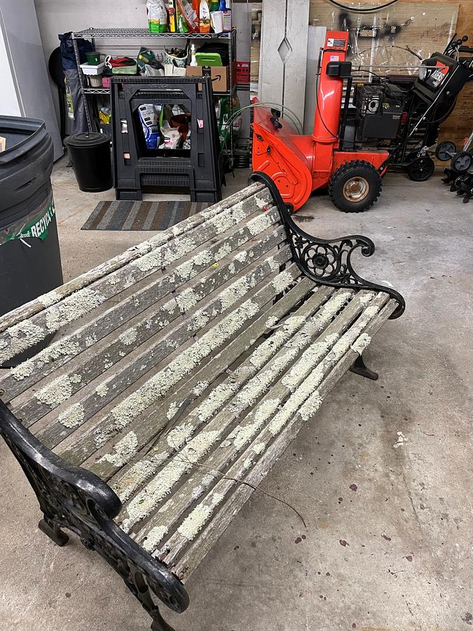 Restored Garden Bench