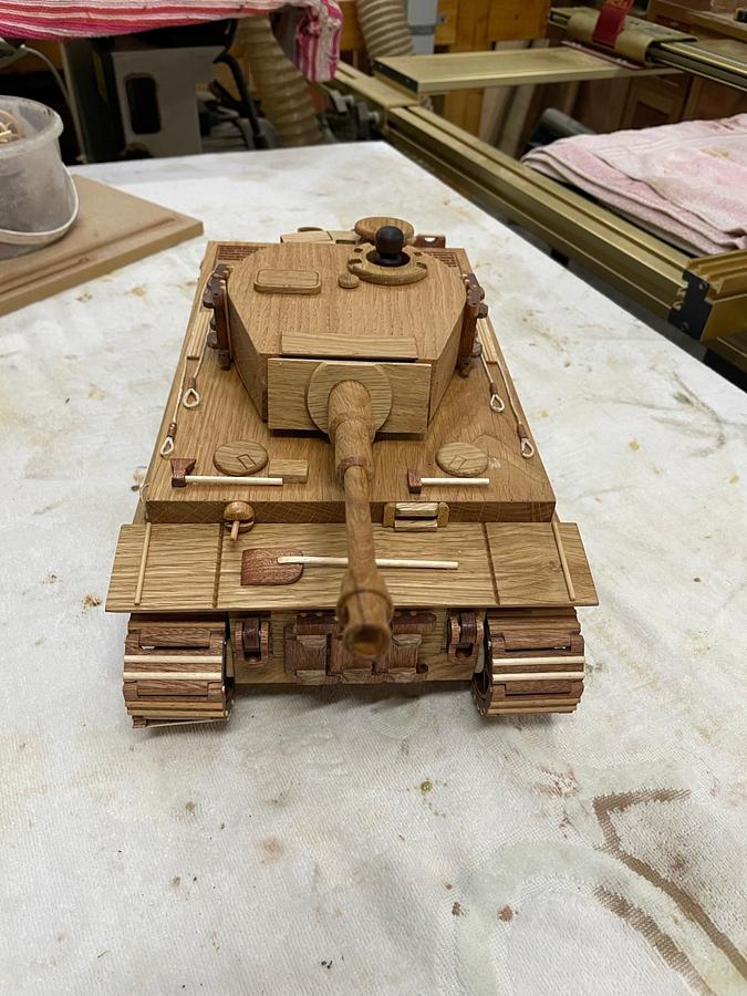 New wooden model- WW2 Tiger 1 Tank