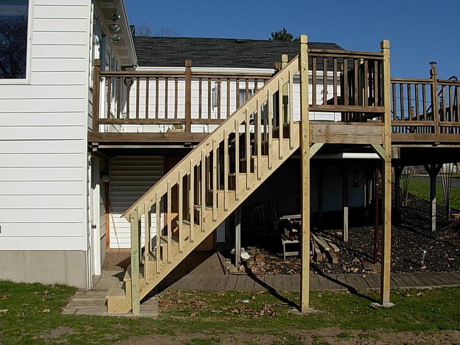 Stairs to the Deck