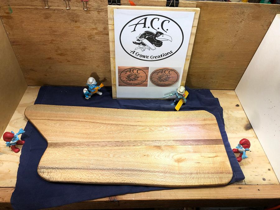 I've made some more serving boards in the clutter clean out 2024 challenge