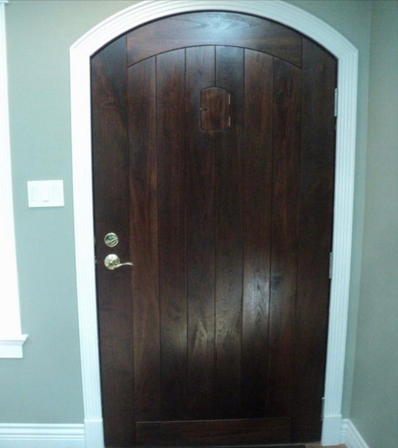 Insulated “Solid Walnut” Front door