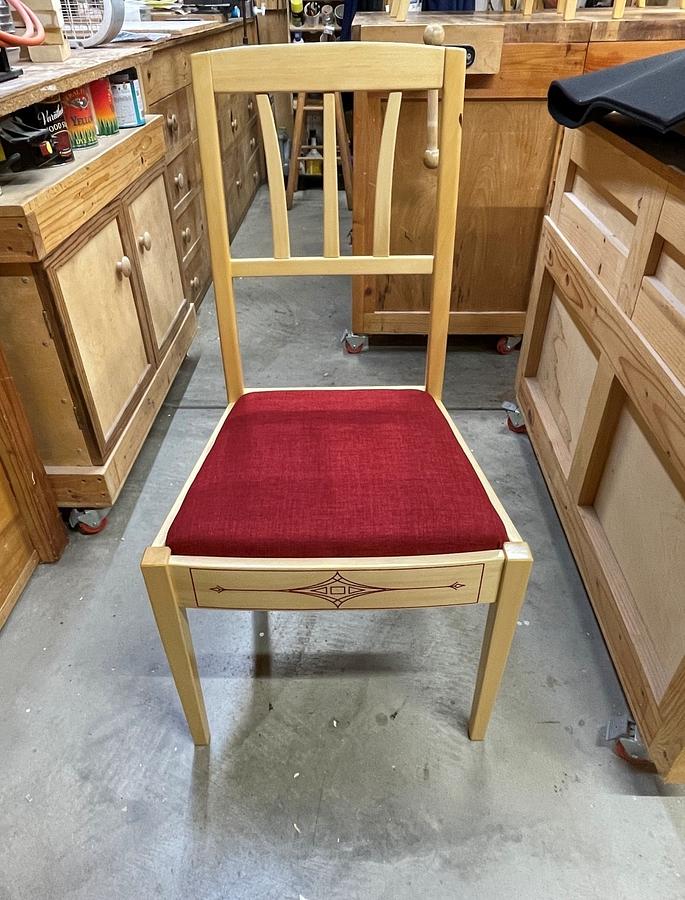 Six Chairs in Alaskan Yellow Cedar