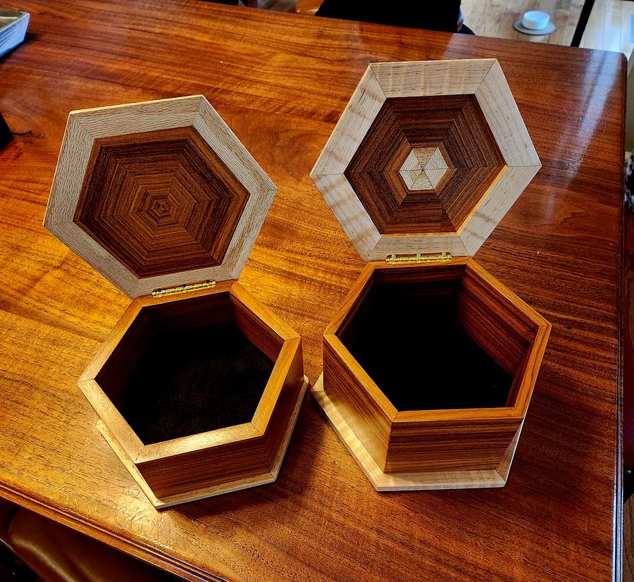 Hexagon boxes