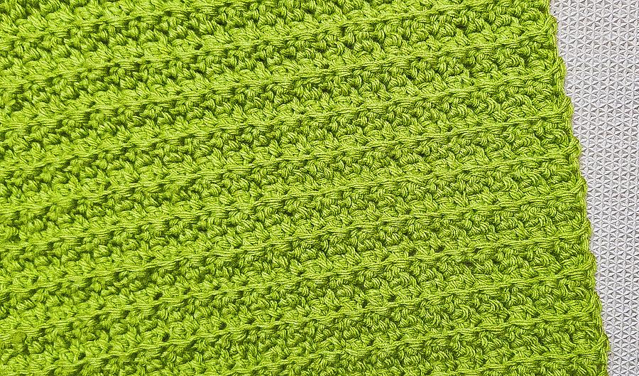 Super Easy One Row Repeat Crochet Textured Blanket Pattern 