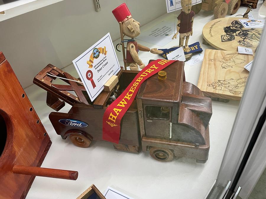 I entered another one of my toys in the Hawkesbury Show receiving a 2nd place ribbon.