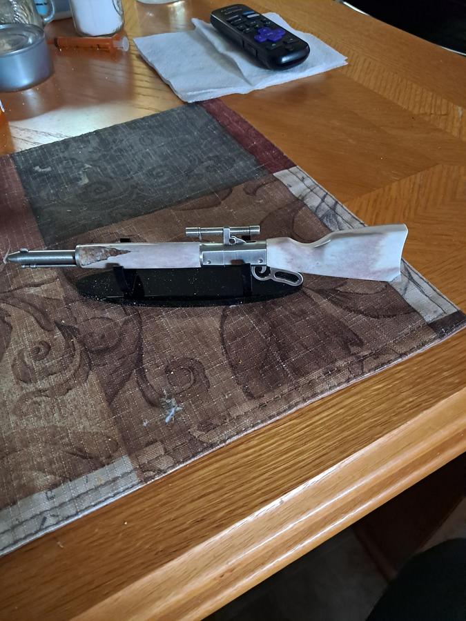 pretty cute lever action pen deer antler pen