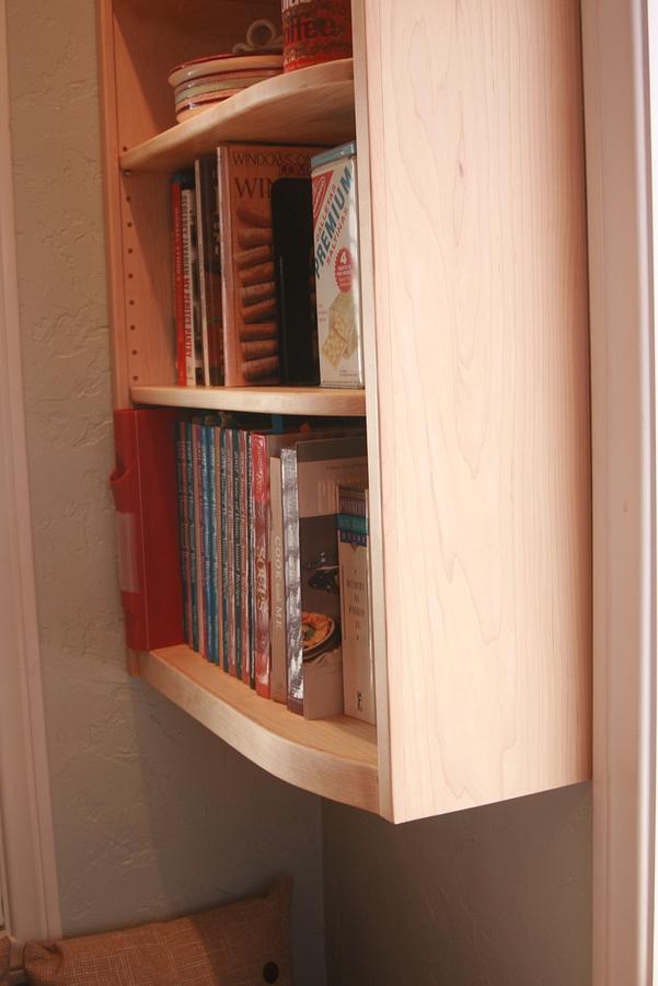 Kitchen Book Shelves