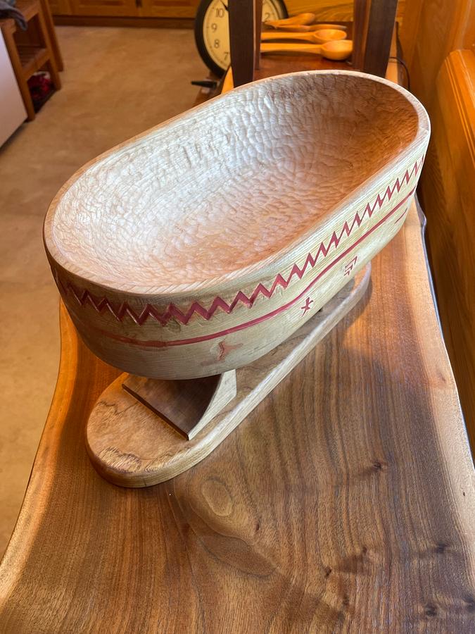 Wooden bowl