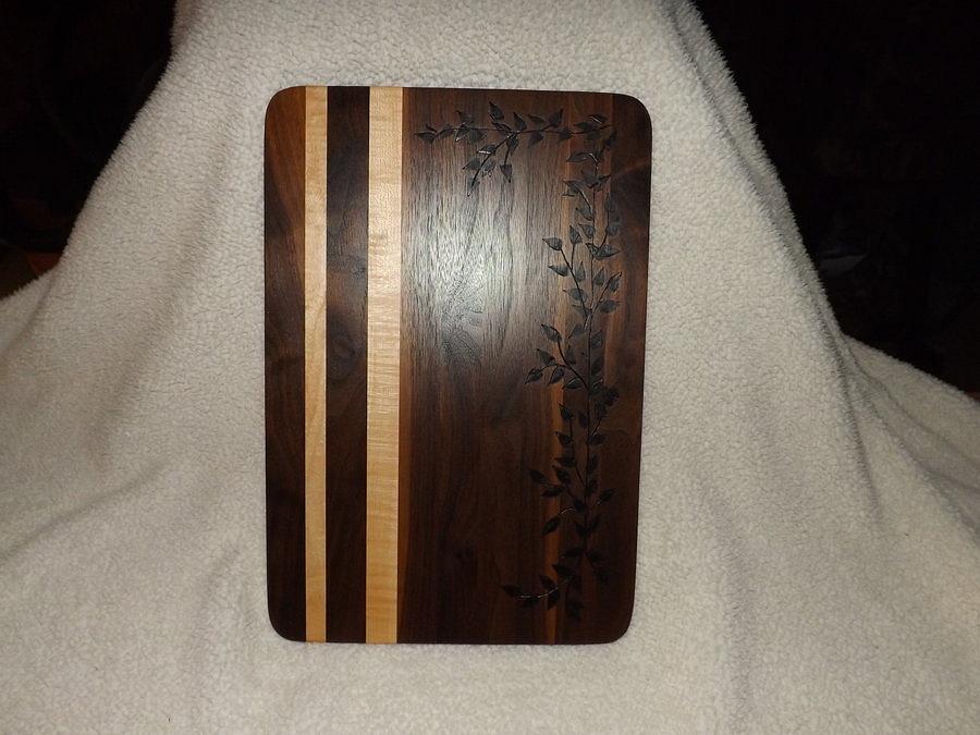 Cutting Board with Woodburning
