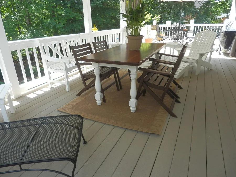 Table for deck