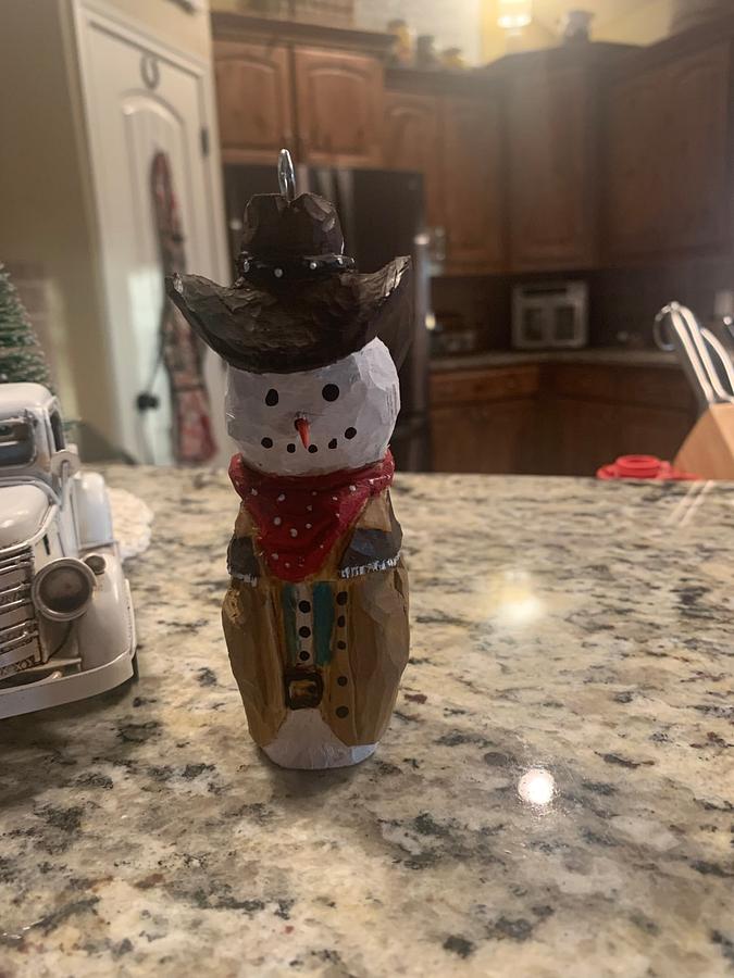 A few small Christmas ornaments