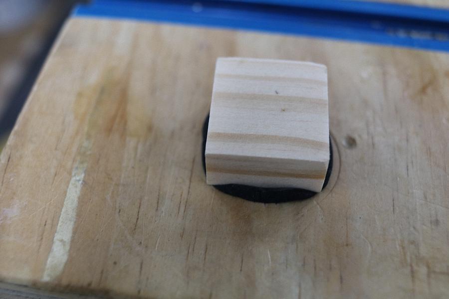 Shaping Small parts using AIR hold down.