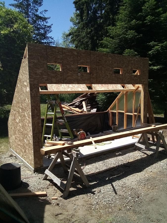 Solar Kiln for drying lumber