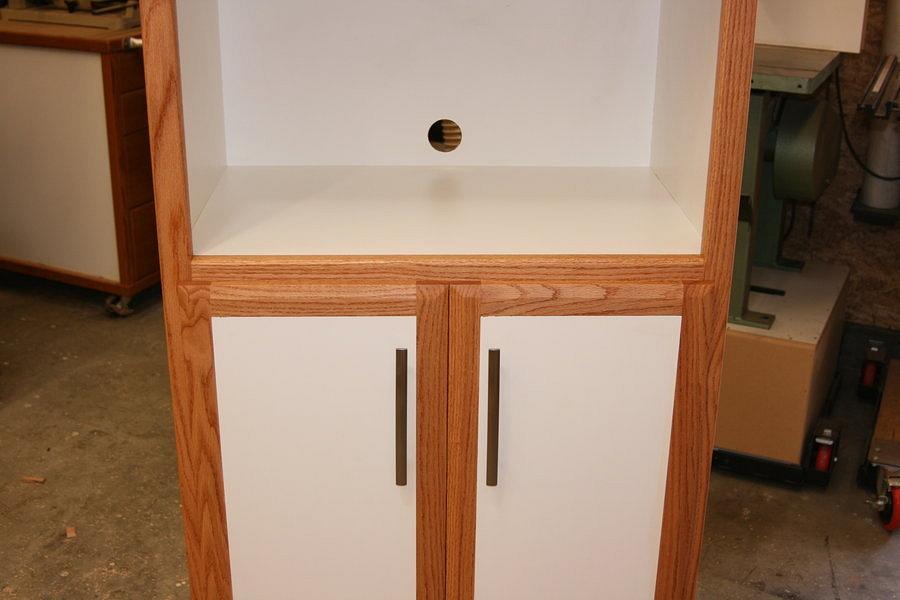 microwave cabinet