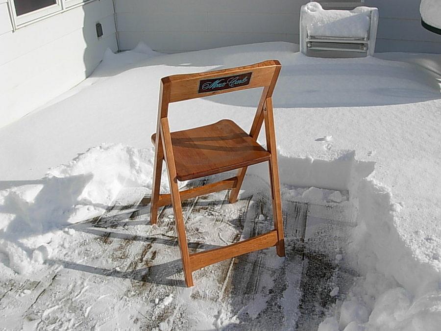 Cherry Folding Chair