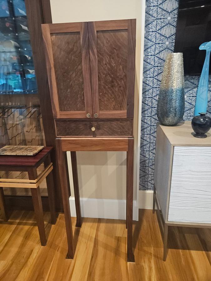 My version of Krenov cabinet on stand