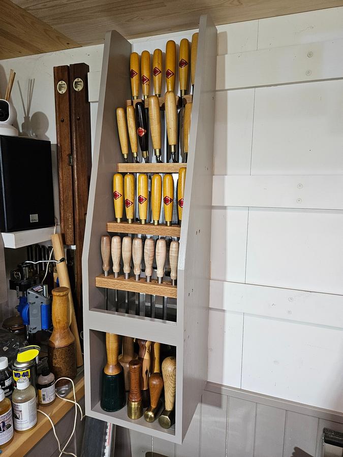 Chisel and Mallet Tool Rack