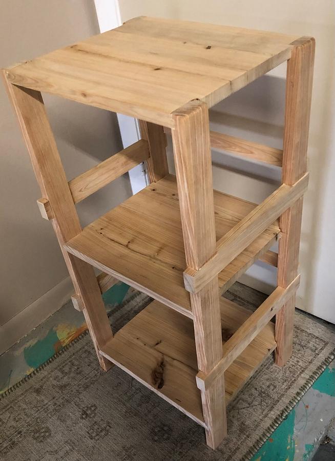 Binder storage shelves