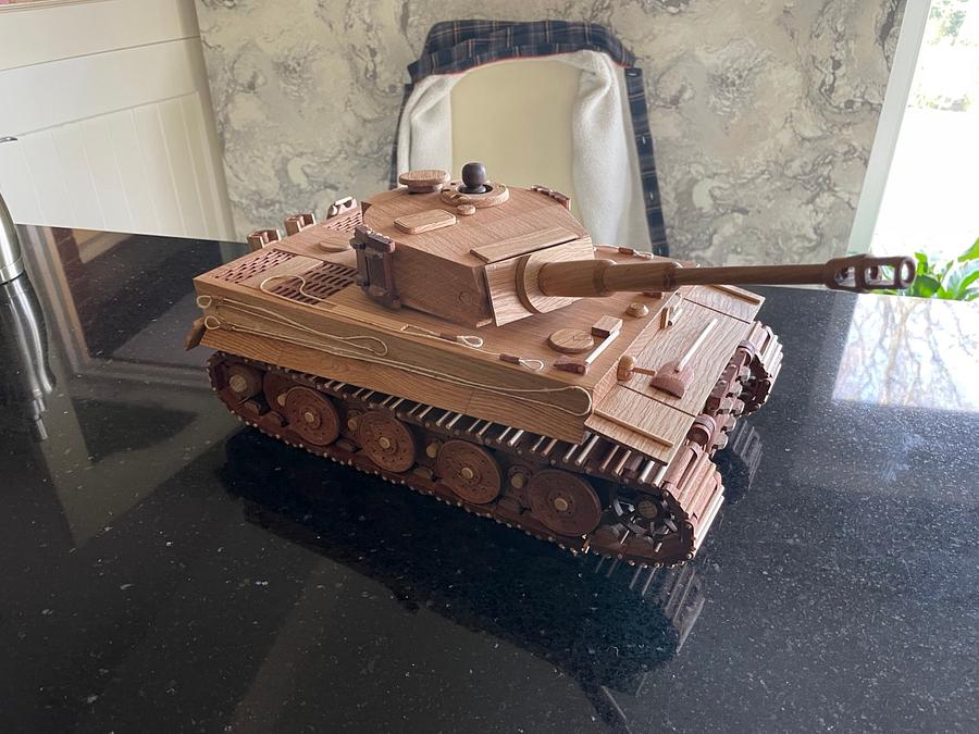 New wooden model- WW2 Tiger 1 Tank