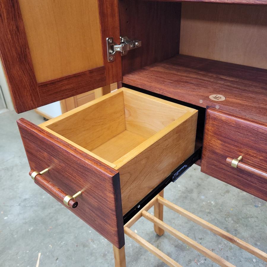 Krenov inspired chest on stand